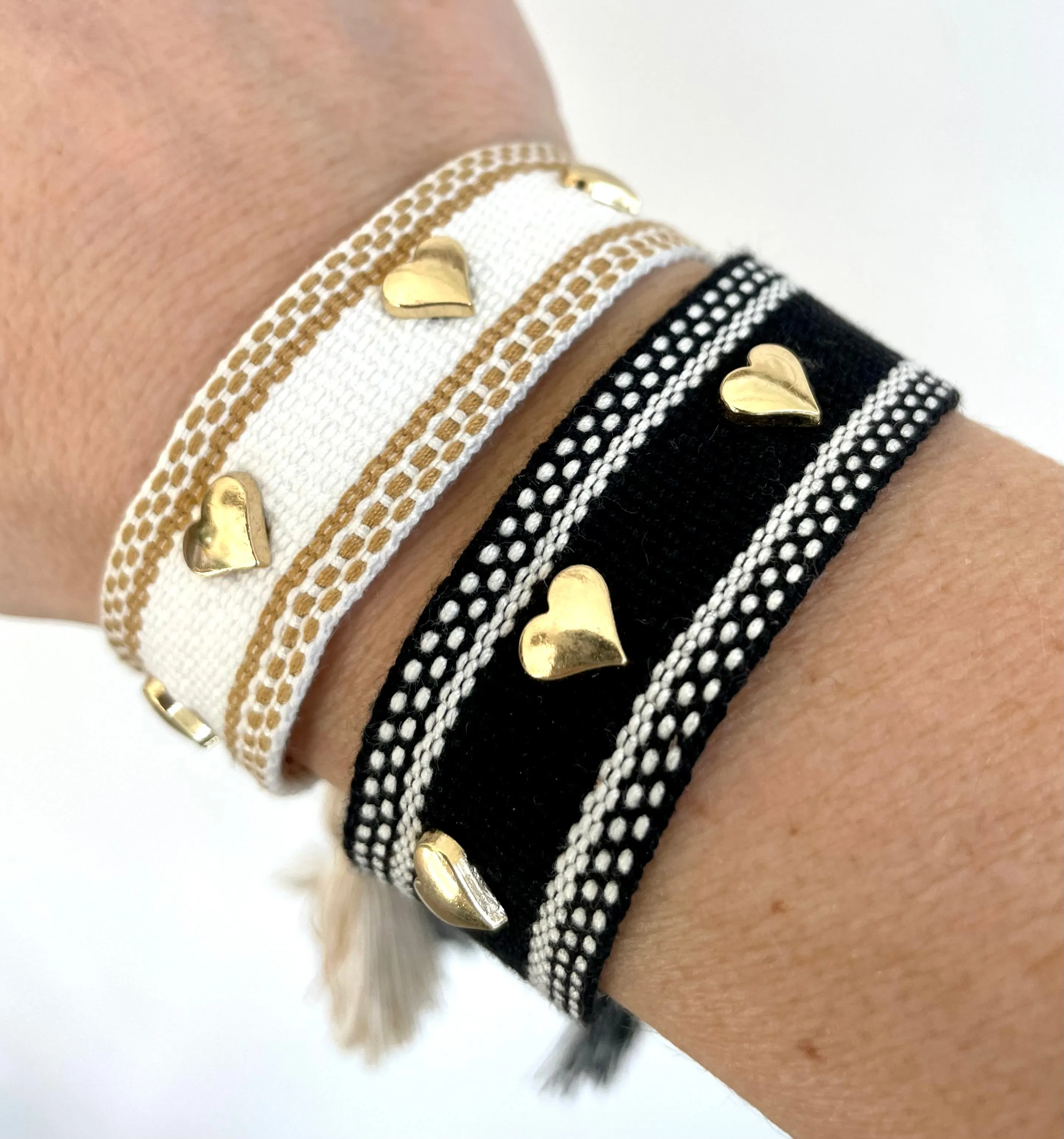 Adjustable Woven Bracelet-Black