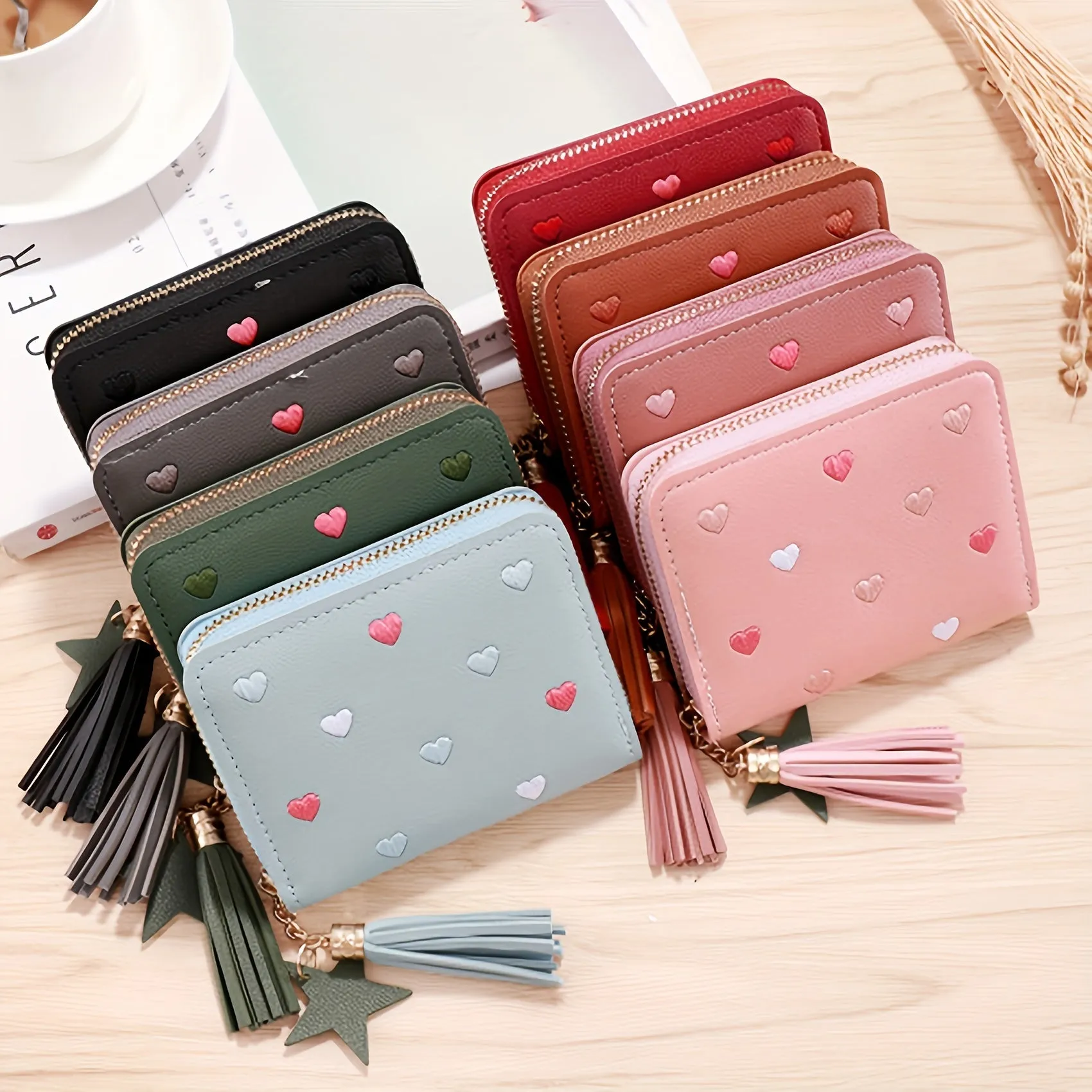 Adorable Girls PU Leather Wallet  Perfect Valentines Day Gift