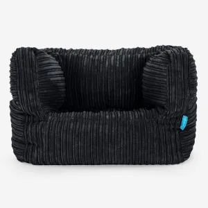 Albert Children's Bean Bag Armchair 1-5 yr - Cord Black