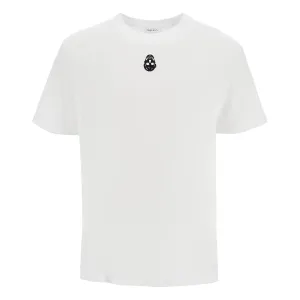 Alexander Mcqueen skull embroidered t-shirt