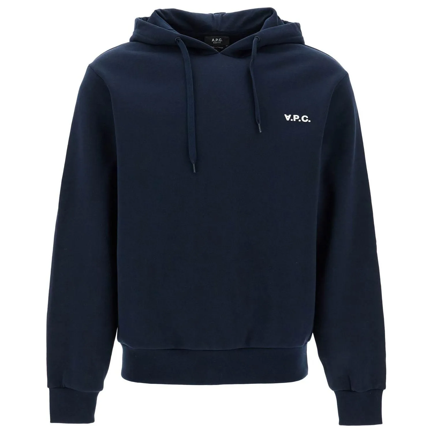 A.P.C. hooded sweatshirt with flocked