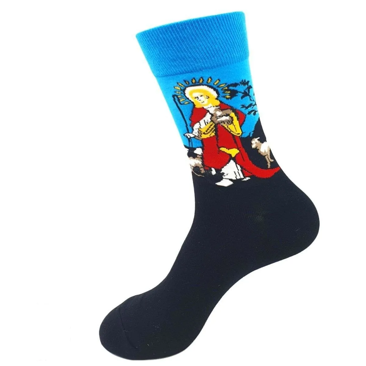 Art Socks Jesus and the lamb