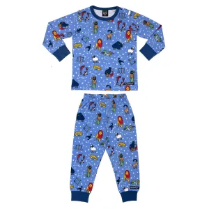 Astro Long Sleeve Shirt and Pant Set - Nautic