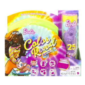 Barbie Colour Reveal Totally Neon Fashions Tie Dye Green