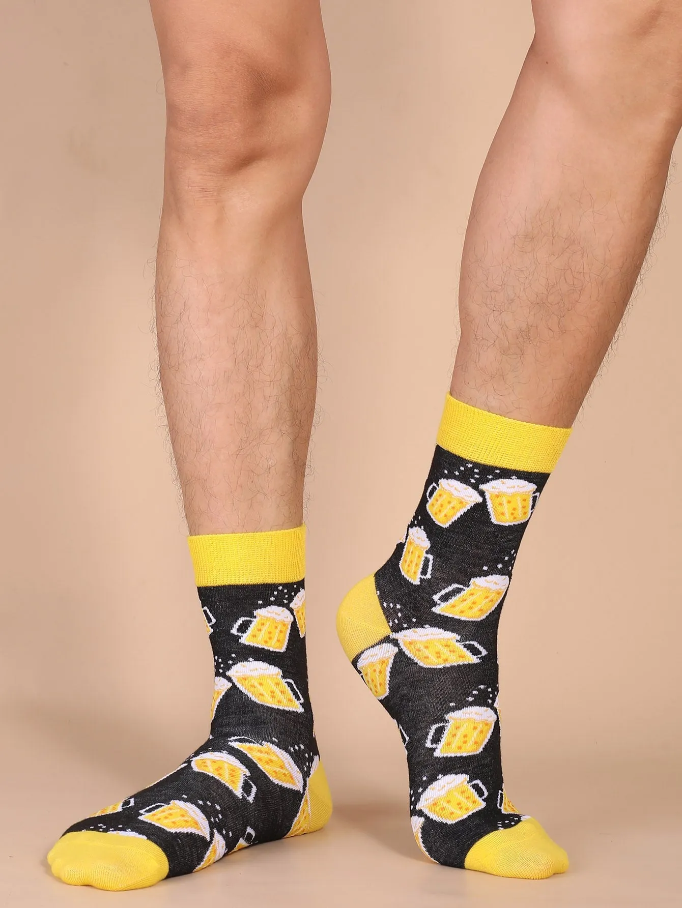 Beer Mug Crew Socks Beer Lover Gift Funny Socks for Men Novelty Socks Funky