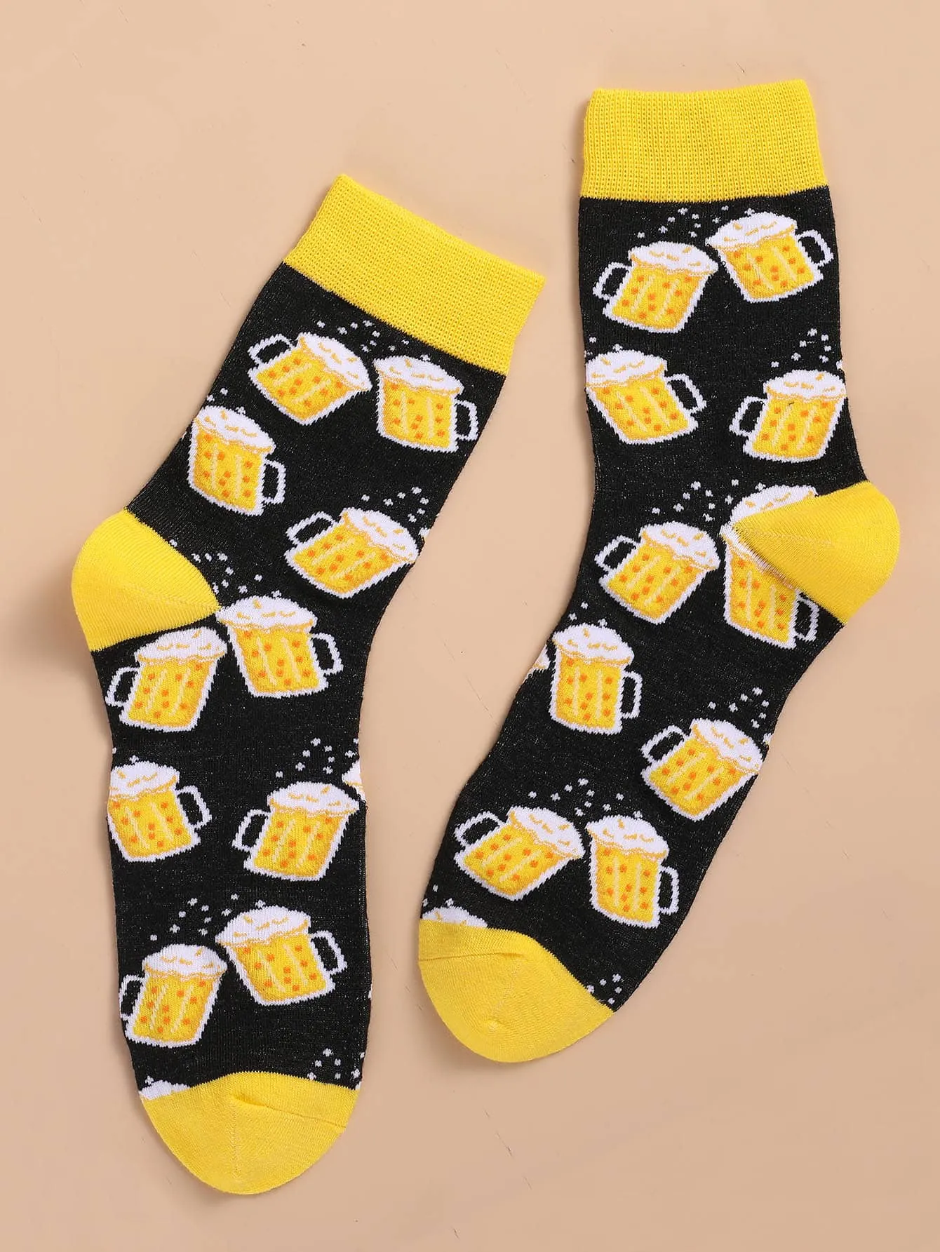 Beer Mug Crew Socks Beer Lover Gift Funny Socks for Men Novelty Socks Funky