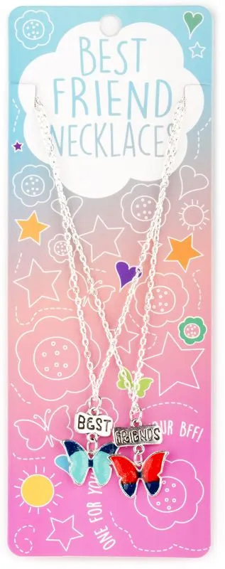 Best Friends Necklaces Butterflies