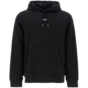 Boss hooded sweatshirt with graphic print