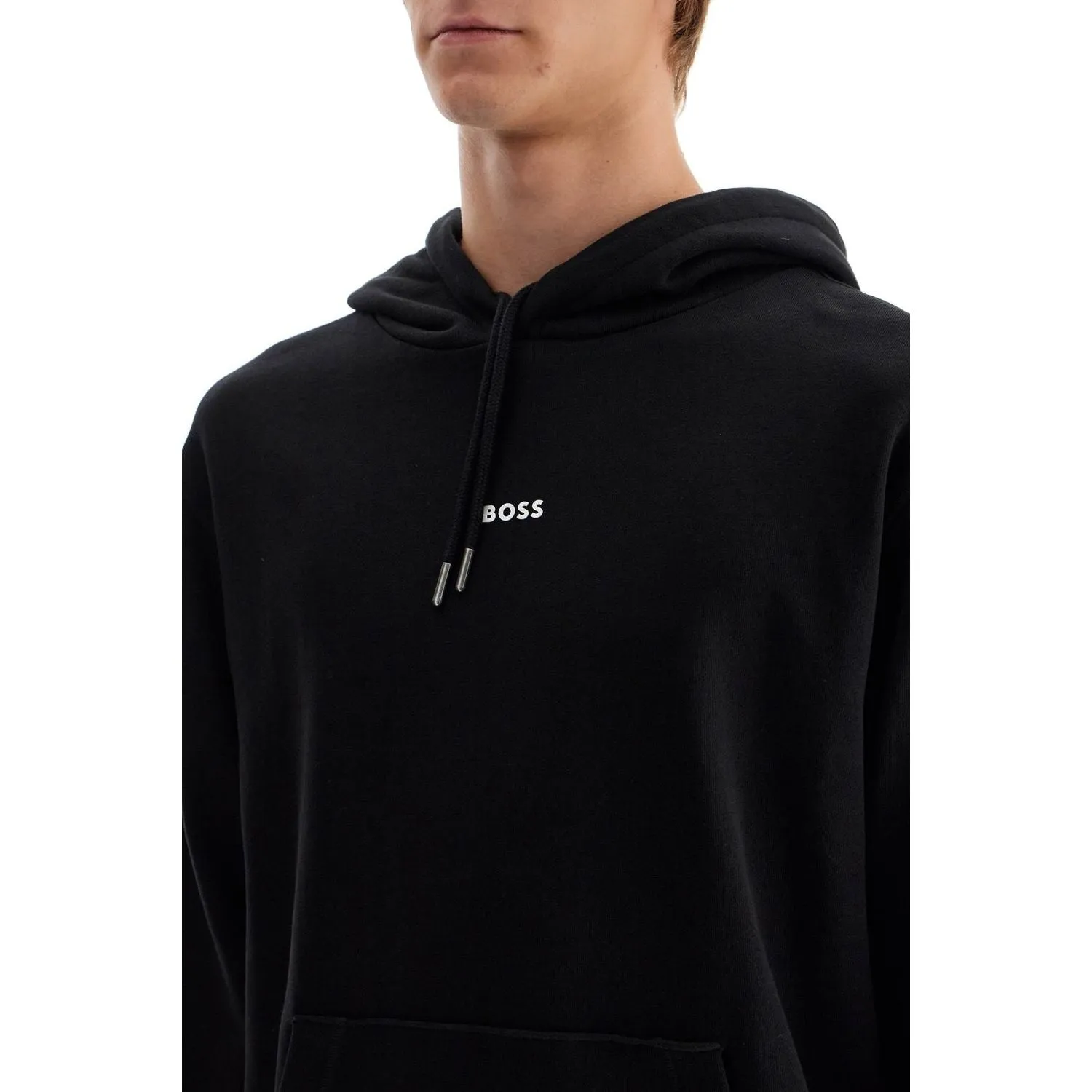 Boss hooded sweatshirt with graphic print