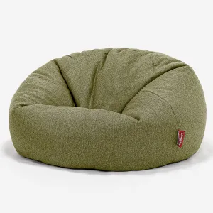 Classic Sofa Bean Bag - Interalli Wool Lime Green