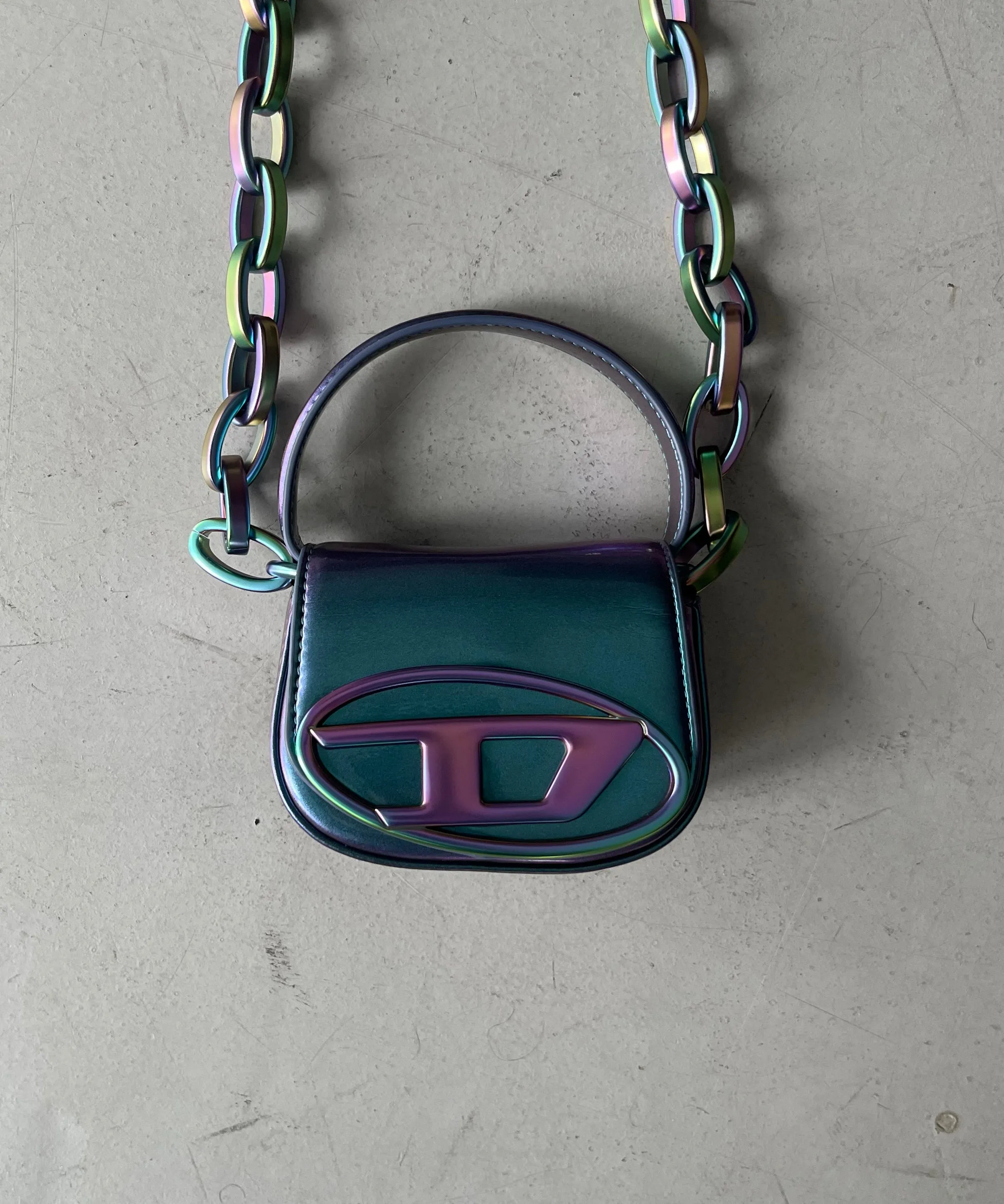 DIESEL 1DR XS - Iconic iridescent minibag "T6287"