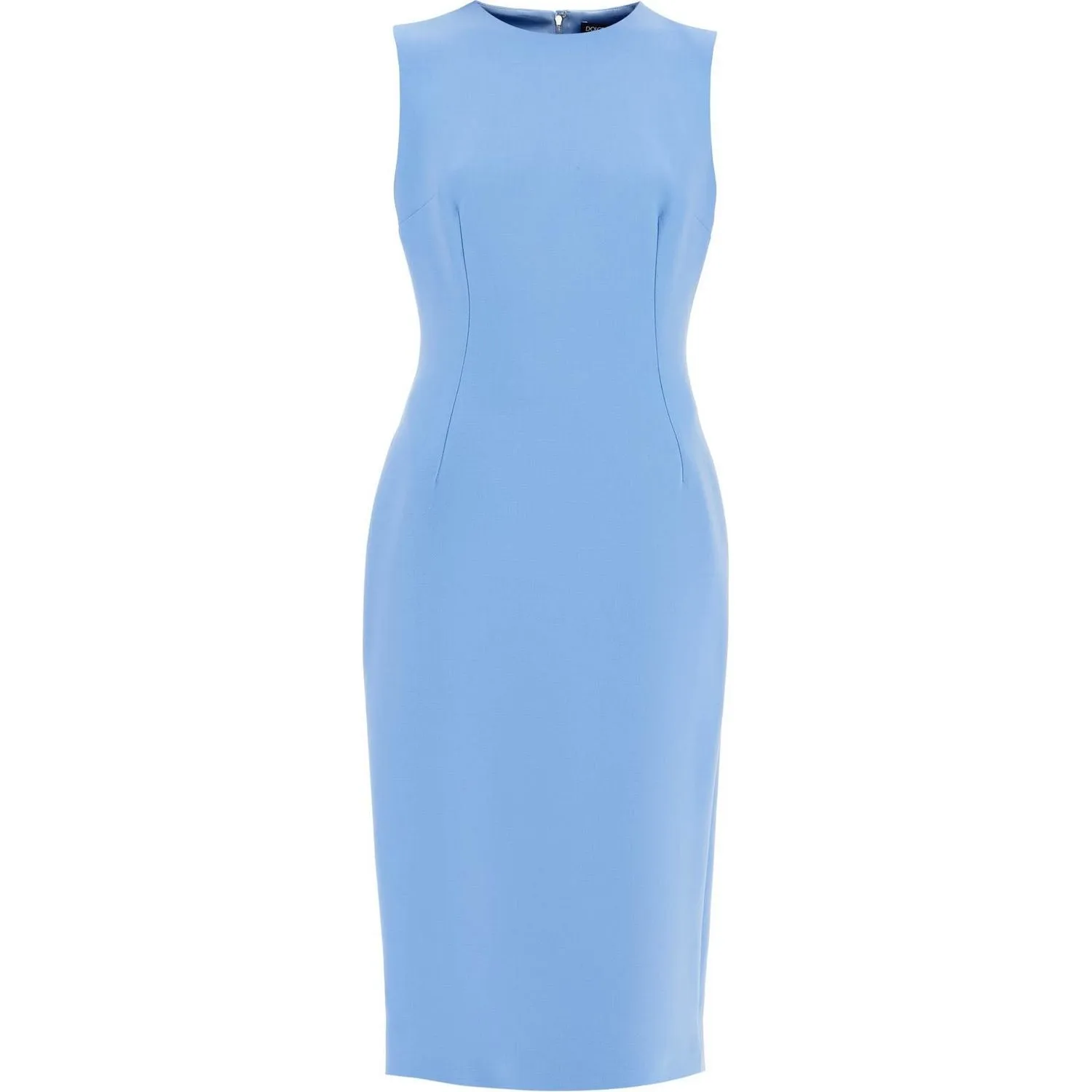 Dolce & Gabbana wool crepe sheath midi dress with tube