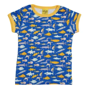 Fish - Blue Short Sleeve Shirt