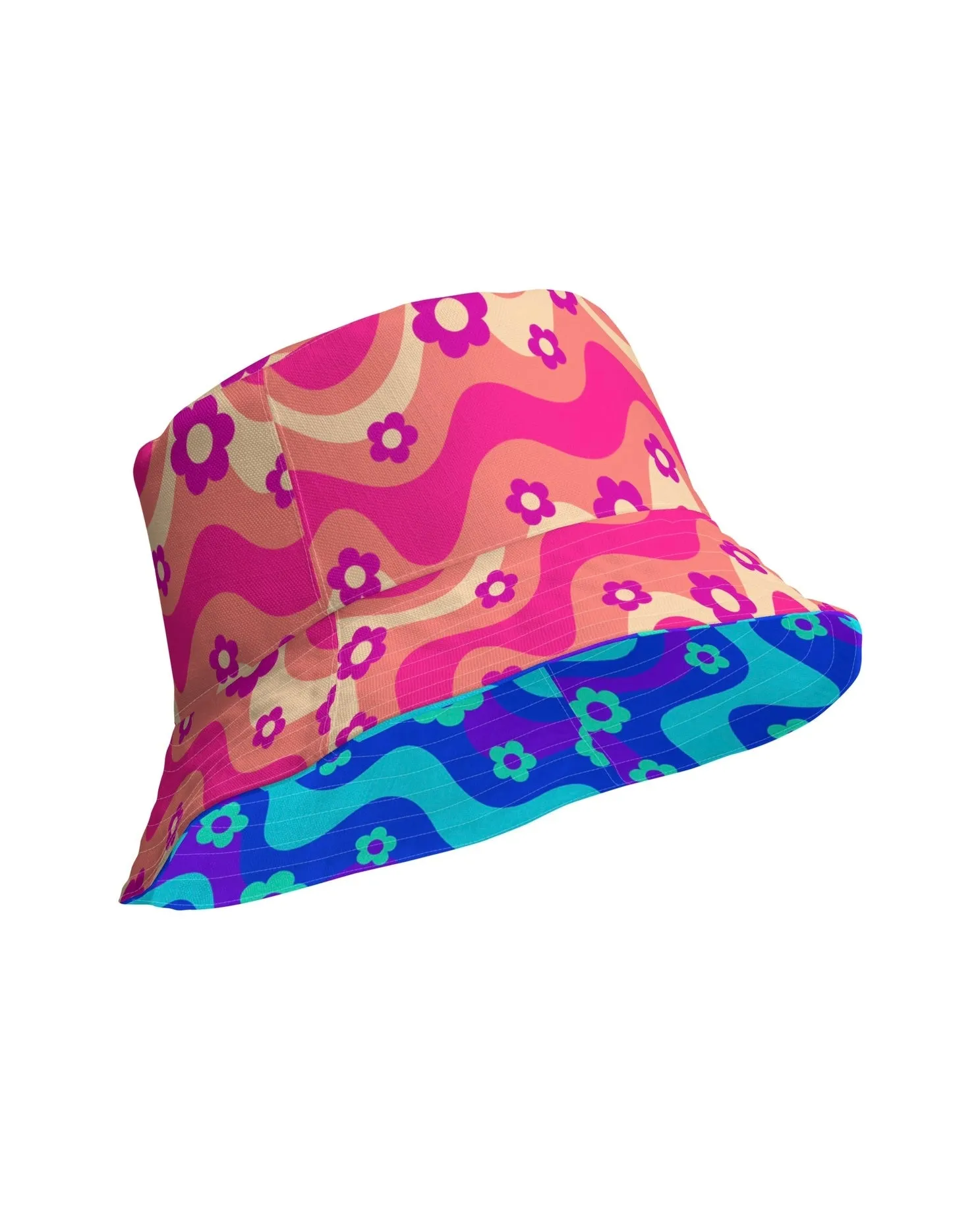 Flower Power Reversible Bucket Hat