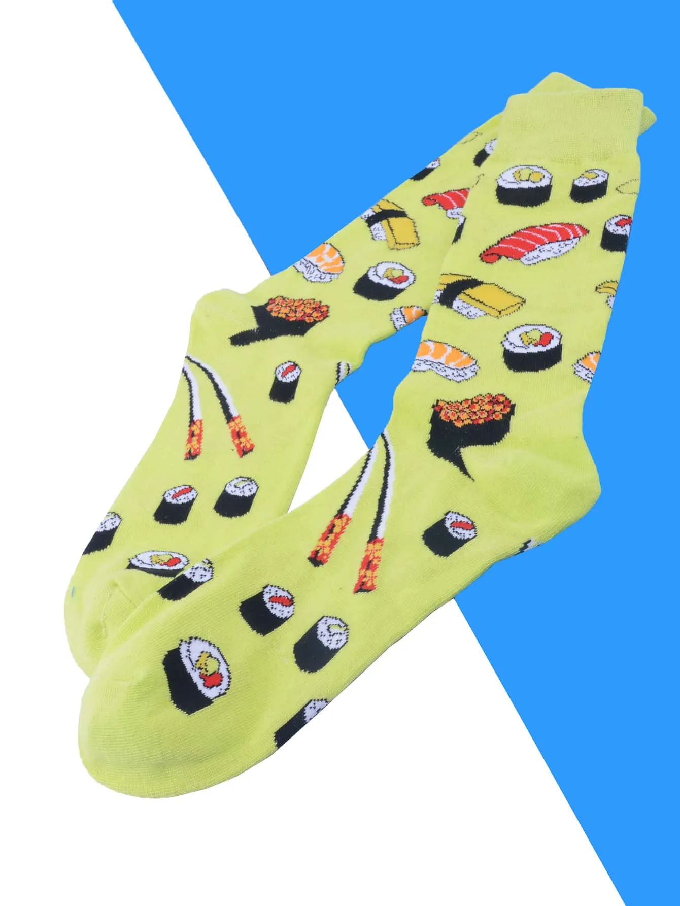 Food Crew Socks, Sushi Socks, Japanese Food Socks, Funny Socks for Men, Novelty Socks, Funky Socks, Gift for Him