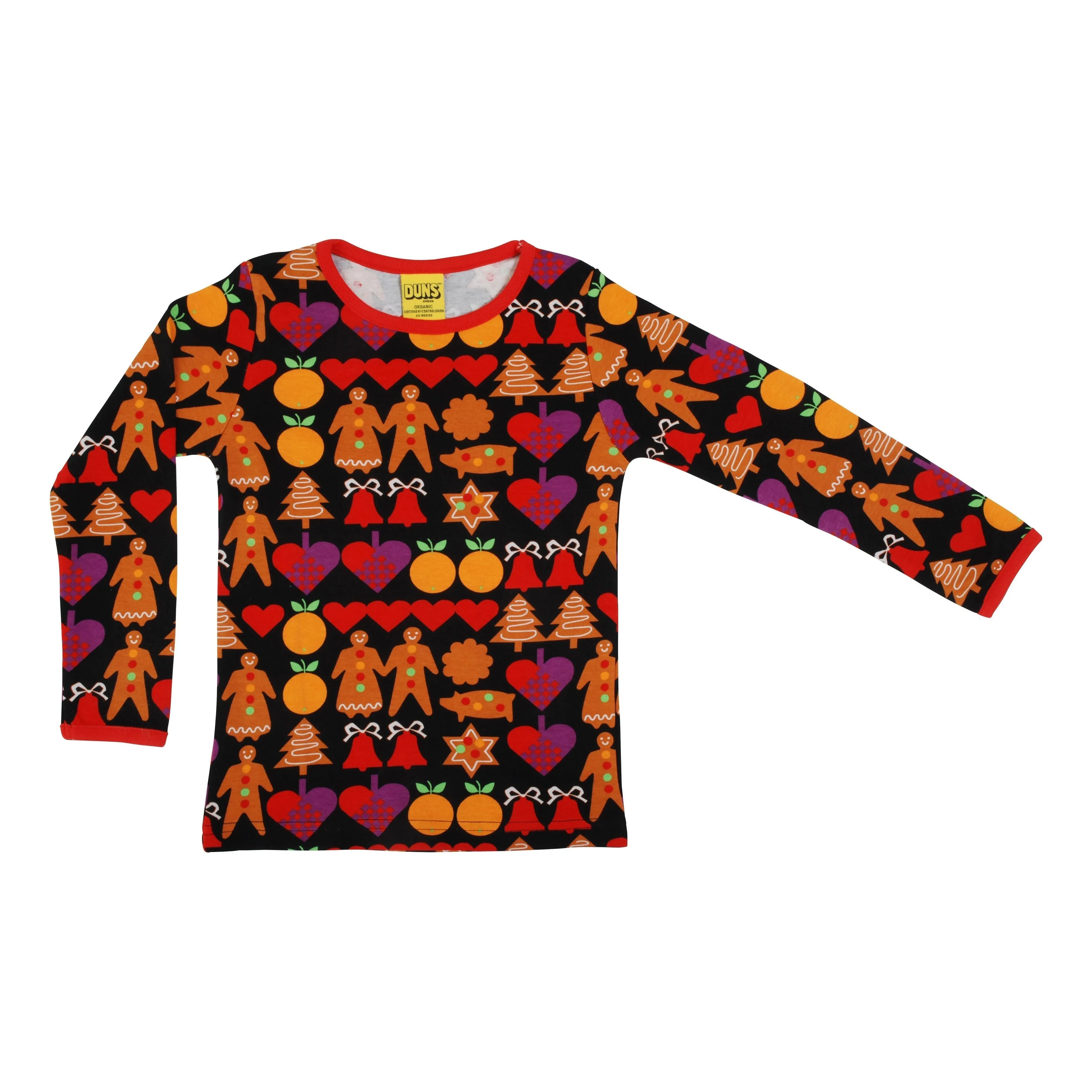 Gingerbread - Black Long Sleeve Shirt - 1 Left Size 12-13 years