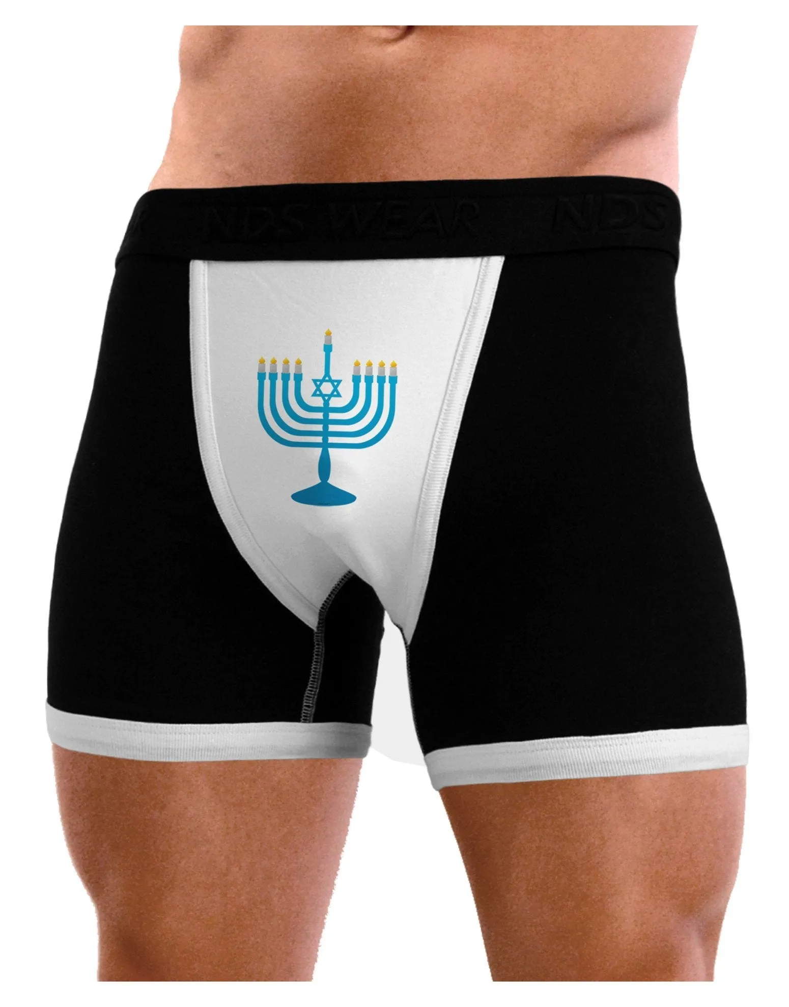 Hanukkah Menorah Mens Boxer Brief Underwear