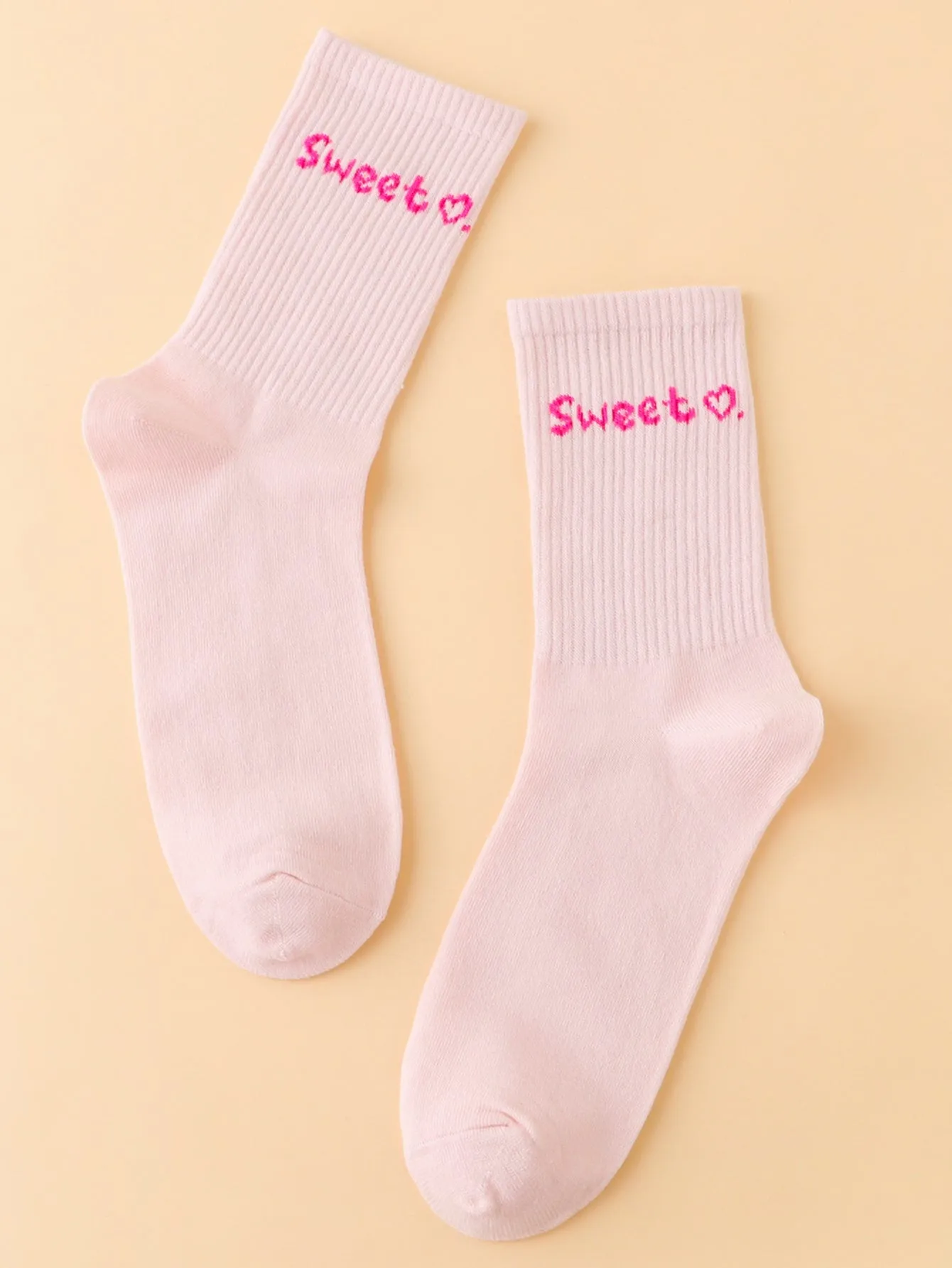 Heart Sweet Crew Socks Funny Socks for Women Novelty Socks Funky Socks Gift for