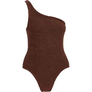 Hunza G. nancy one-shoulder swimsuit