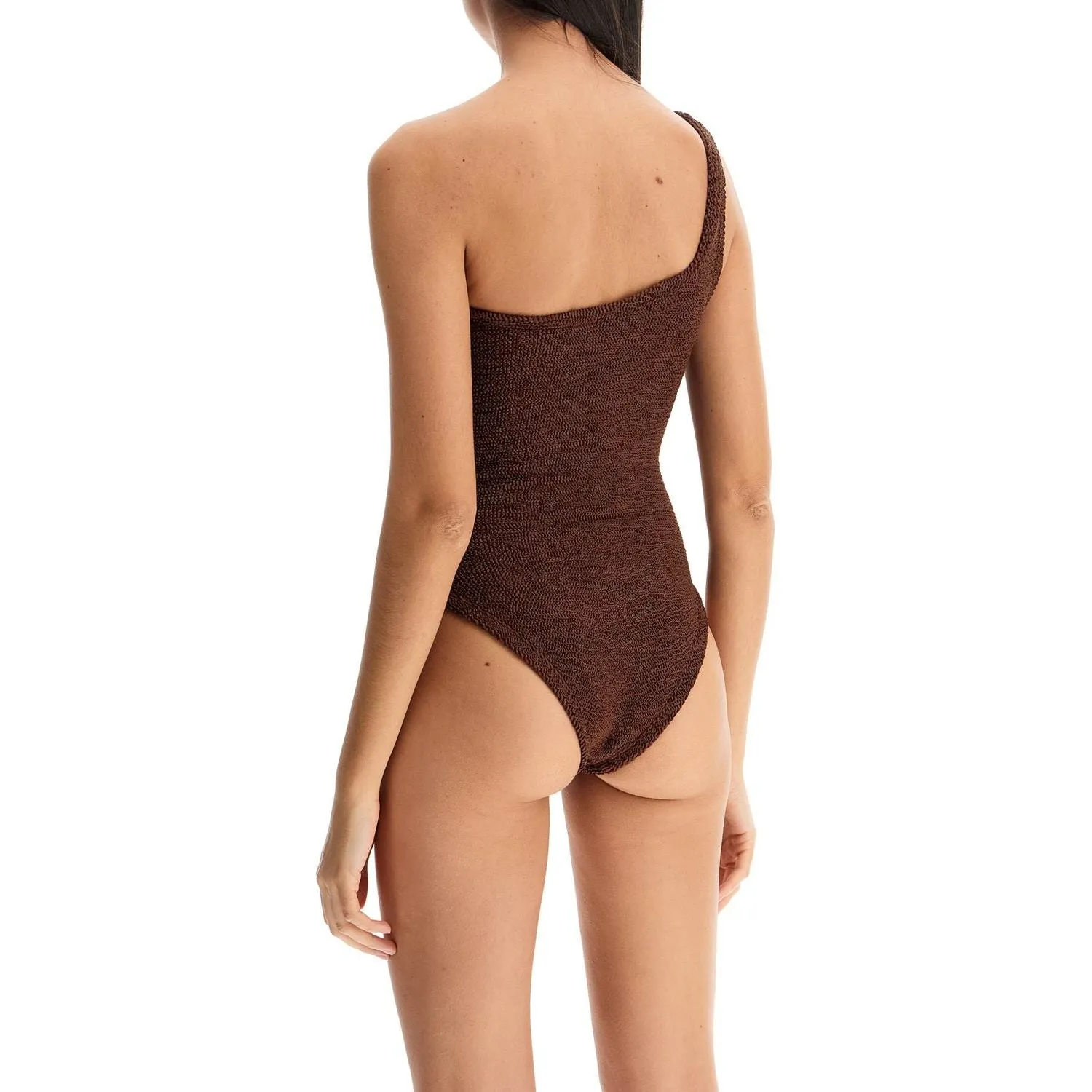 Hunza G. nancy one-shoulder swimsuit