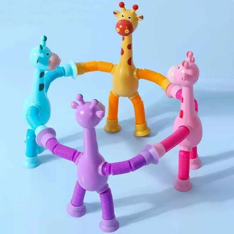 LED Suction Giraffe Pop Fidget Toy