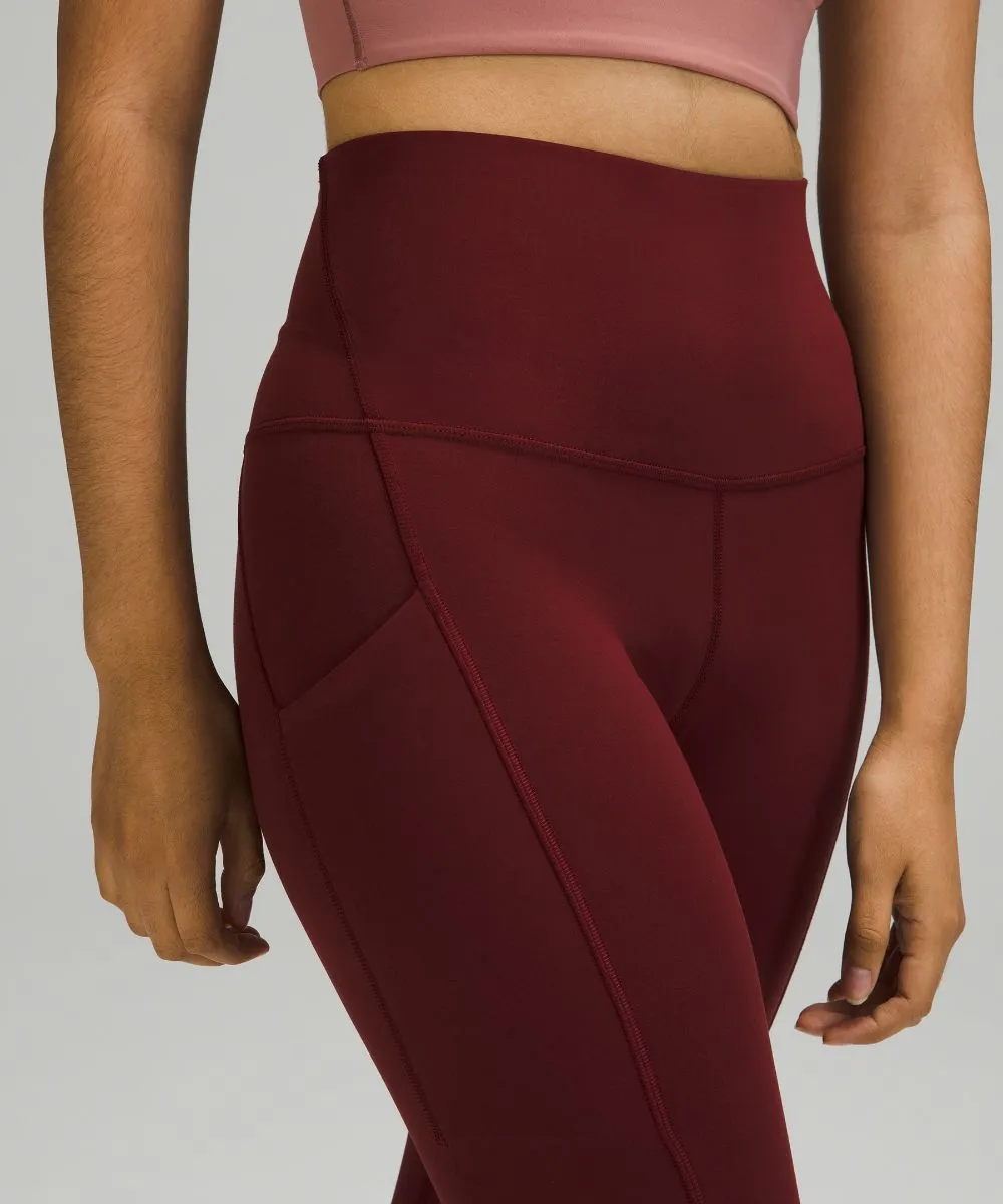 Lululemon Align High Rise Leggings with Pockets, Red