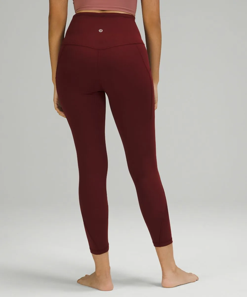 Lululemon Align High Rise Leggings with Pockets, Red