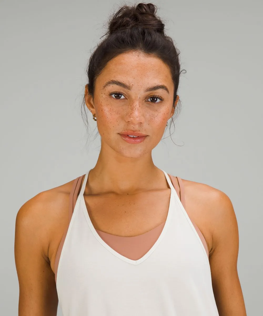 Lululemon Modal Silk Yoga Tank, White