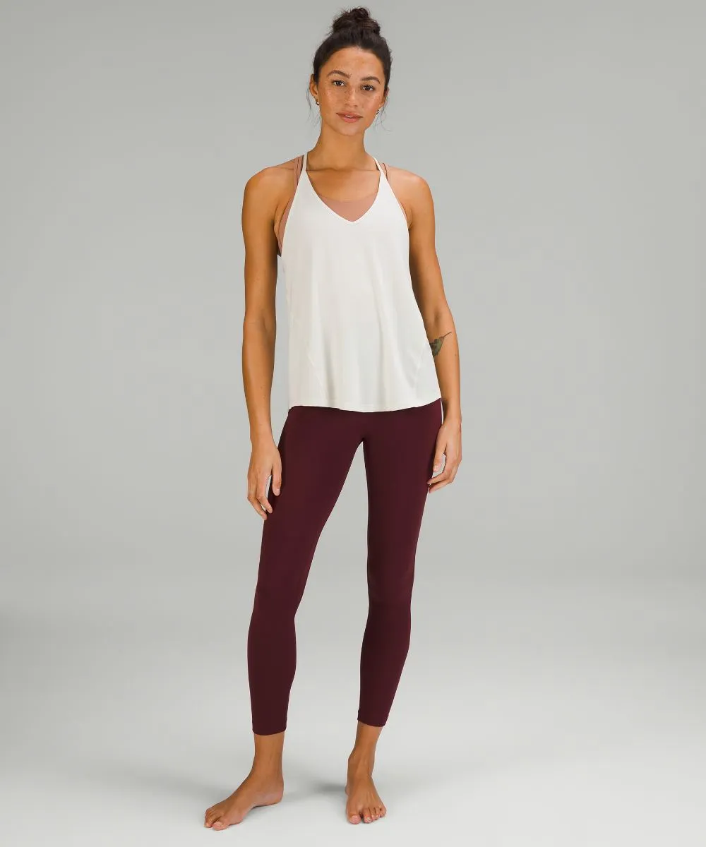 Lululemon Modal Silk Yoga Tank, White