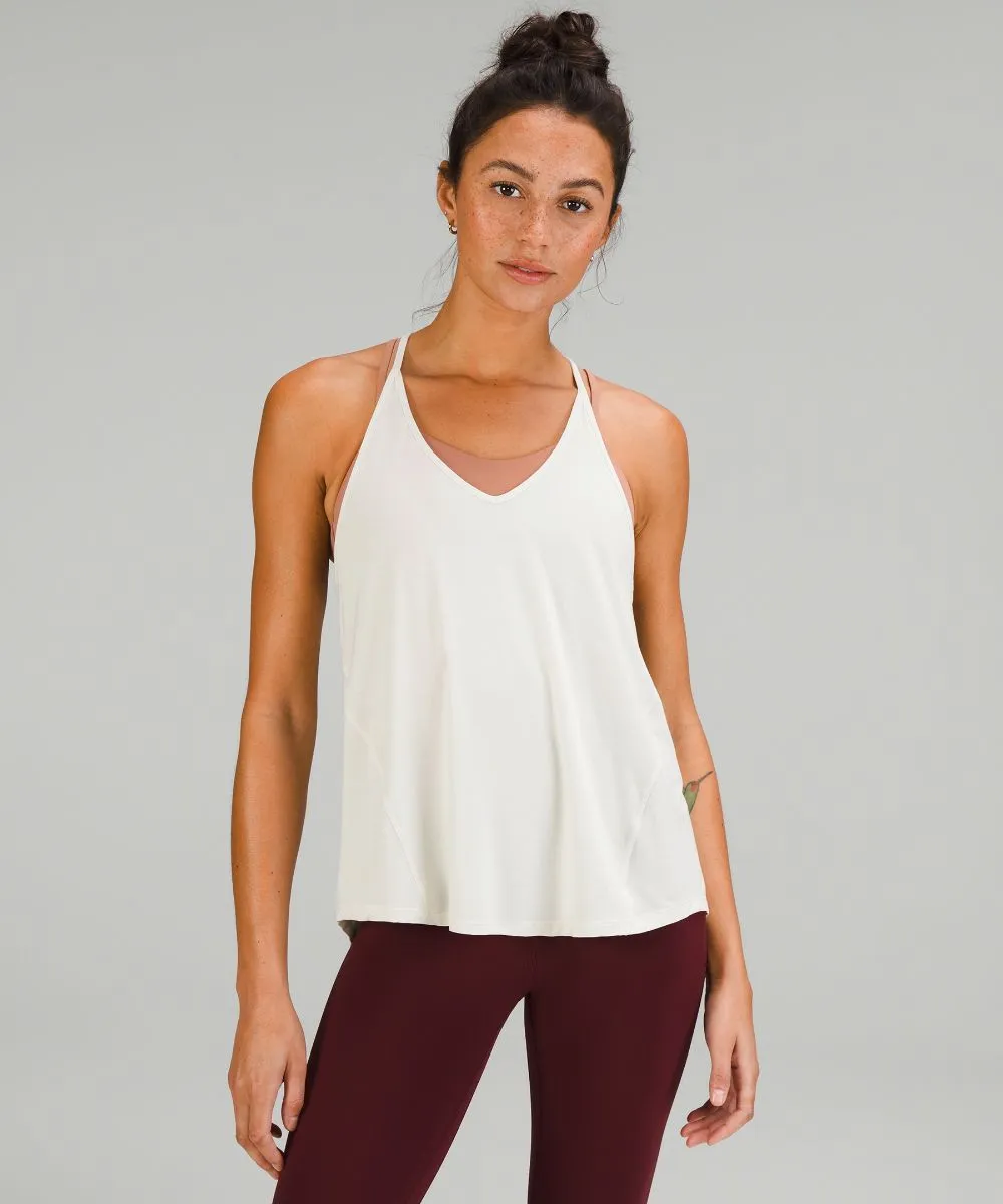 Lululemon Modal Silk Yoga Tank, White