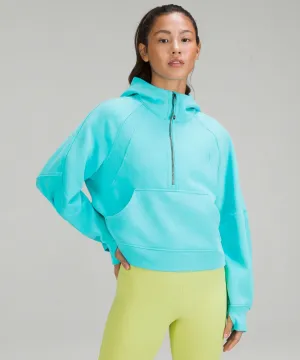 Lululemon Scuba Mid-Zip Oversized Hoodie, Turquoise