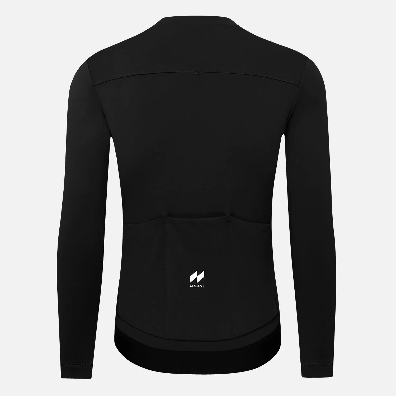 Men's Fleece LS Cycling Jersey Majin Black