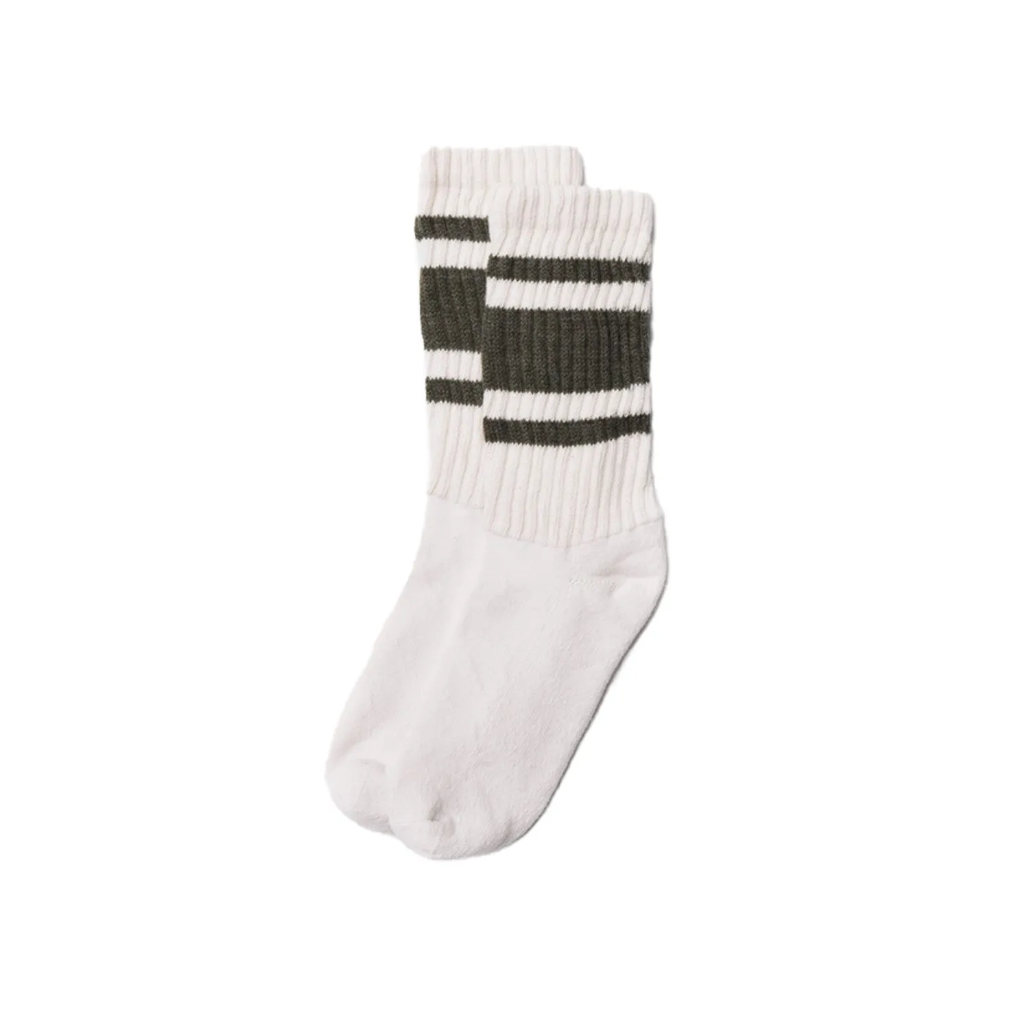 Mono Stripe Crew Socks