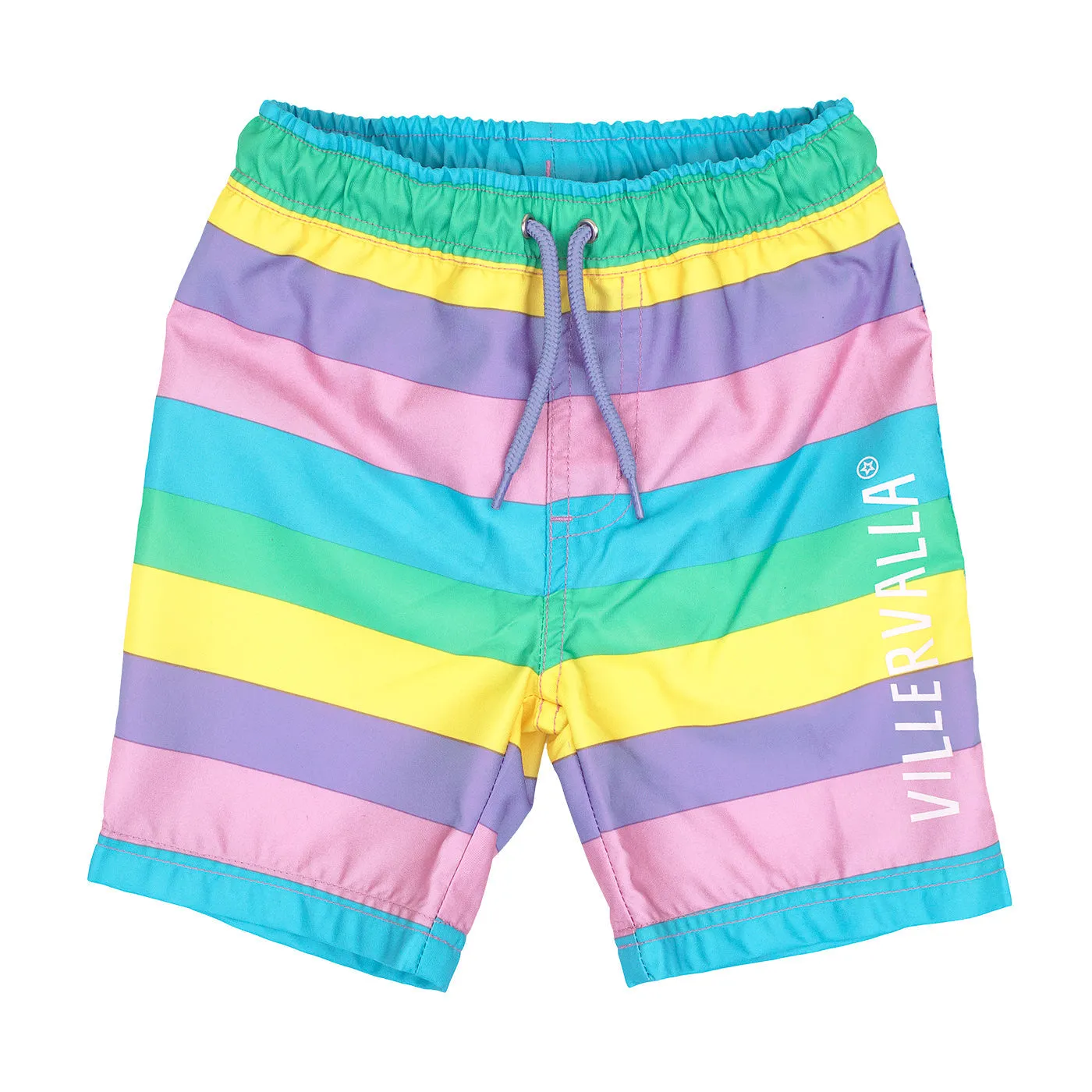 Multistripe Surf Shorts in Botanic