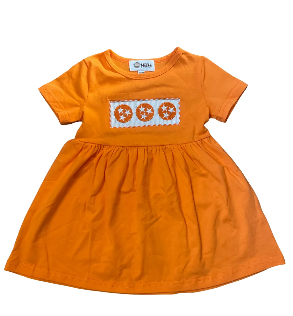 Orange Tri Star Dress