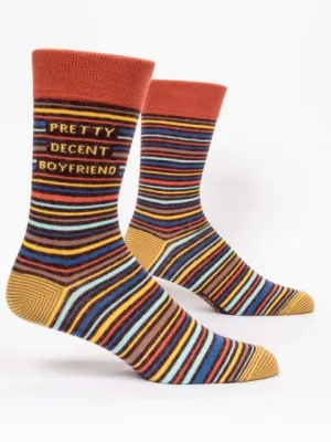 Pretty Decent Boyfriend Men's Crew Sock