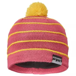 Screamer K's Nacho Stripe Kids Beanie - Rose/Dandelion