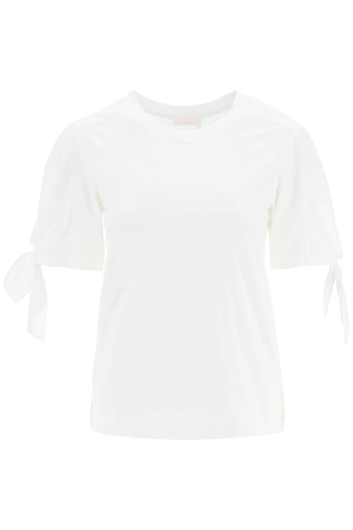 See by chloe t-shirt with poplin bows