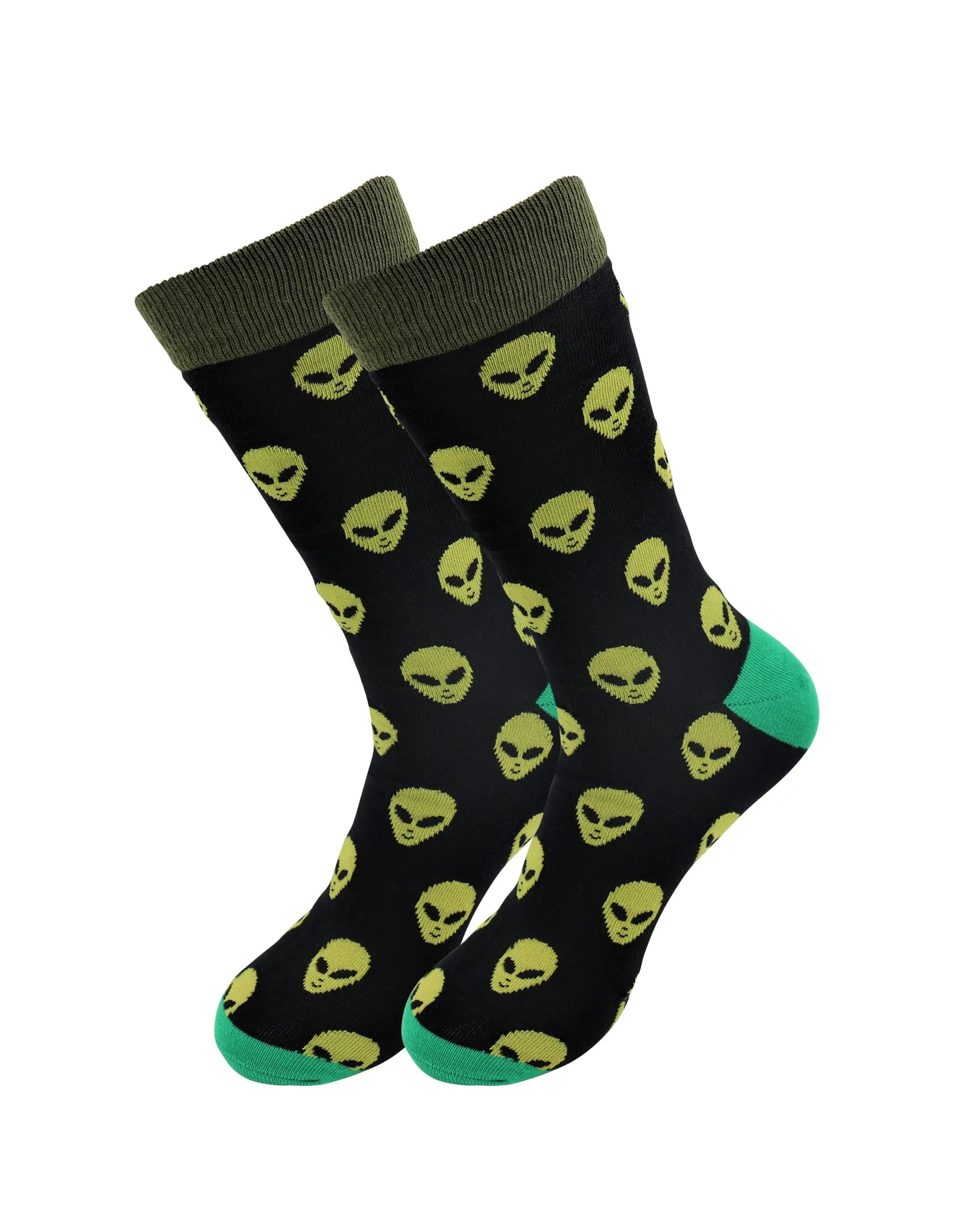 Sick Socks – Alien – Off the Wall Casual Dress Socks