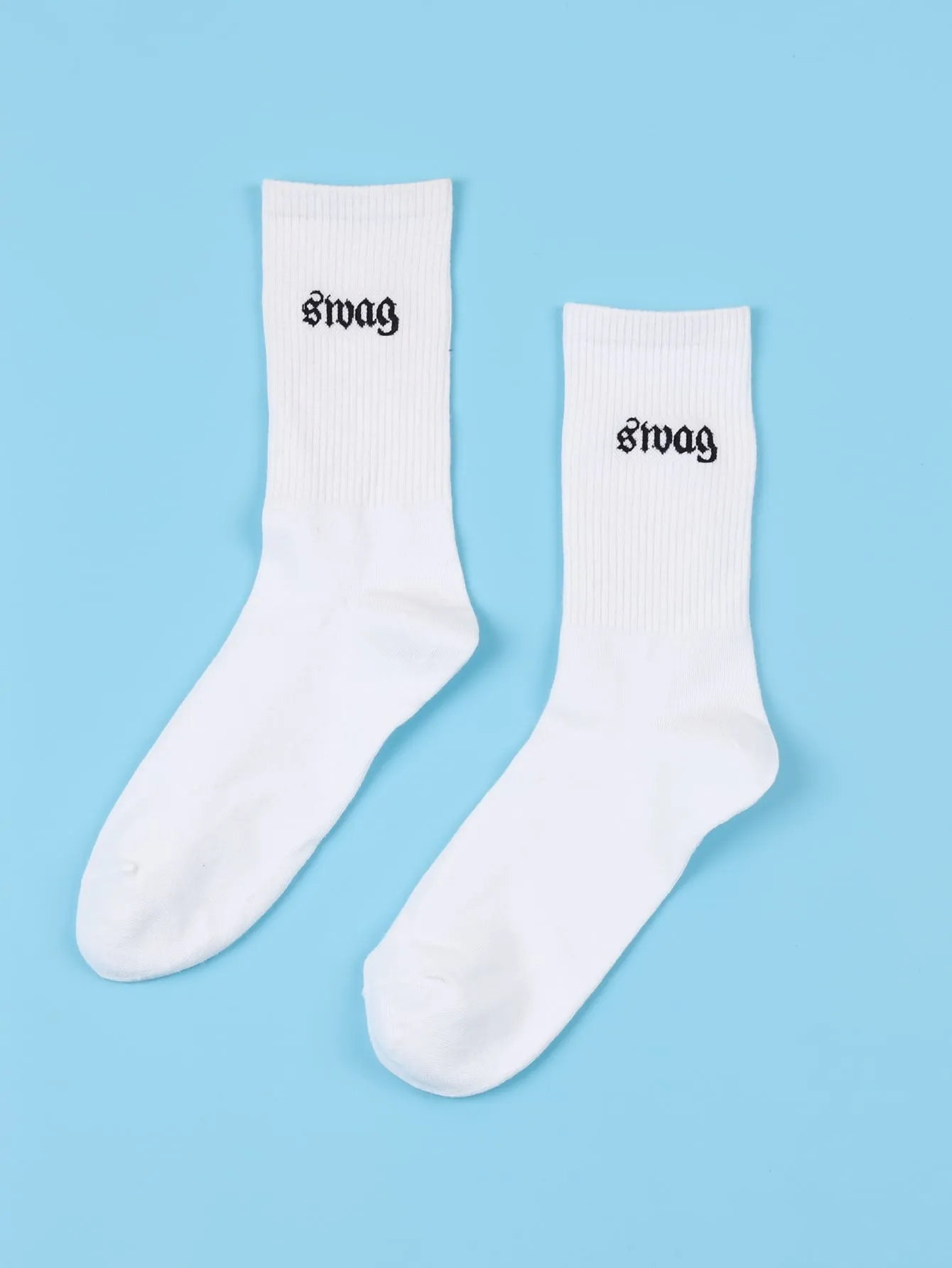 Swag Graphic Crew Socks Silly Socks for Men Funky Socks Funny Socks Novelty