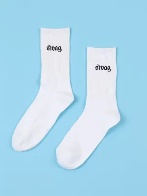 Swag Graphic Crew Socks Silly Socks for Men Funky Socks Funny Socks Novelty