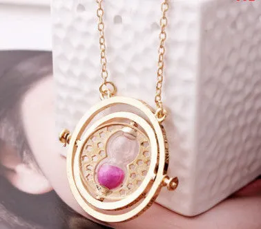 time turner necklace hourglass vintage pendant Hermione Granger for women lady girl wholesale 0131