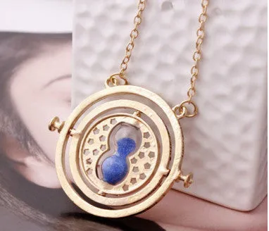 time turner necklace hourglass vintage pendant Hermione Granger for women lady girl wholesale 0131