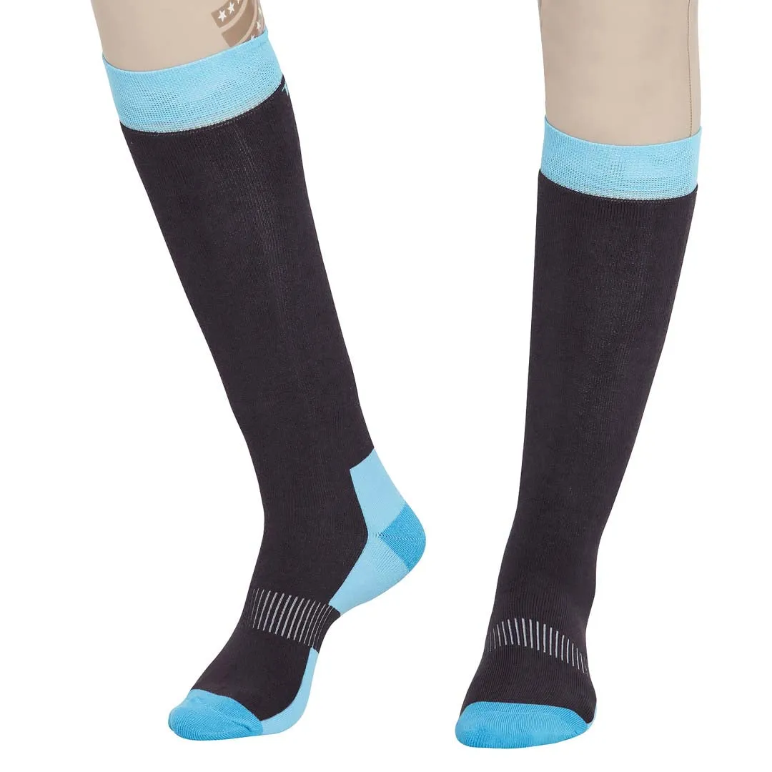 TuffRider Ladies Neon Winter Thermal Knee Hi Socks - 3 Pack