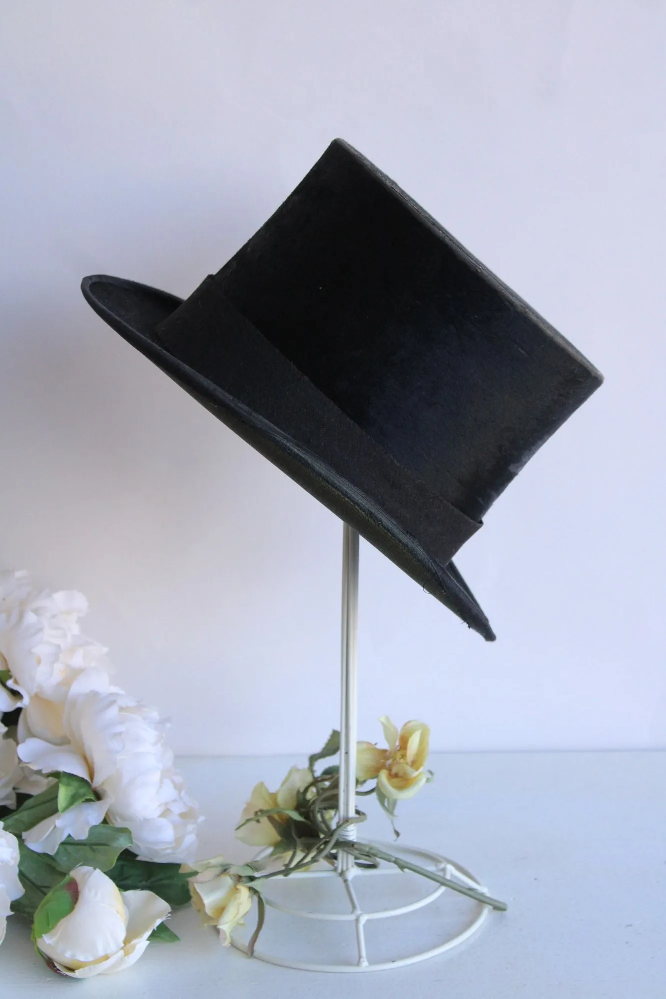 Vintage Antique 1800s Top Hat