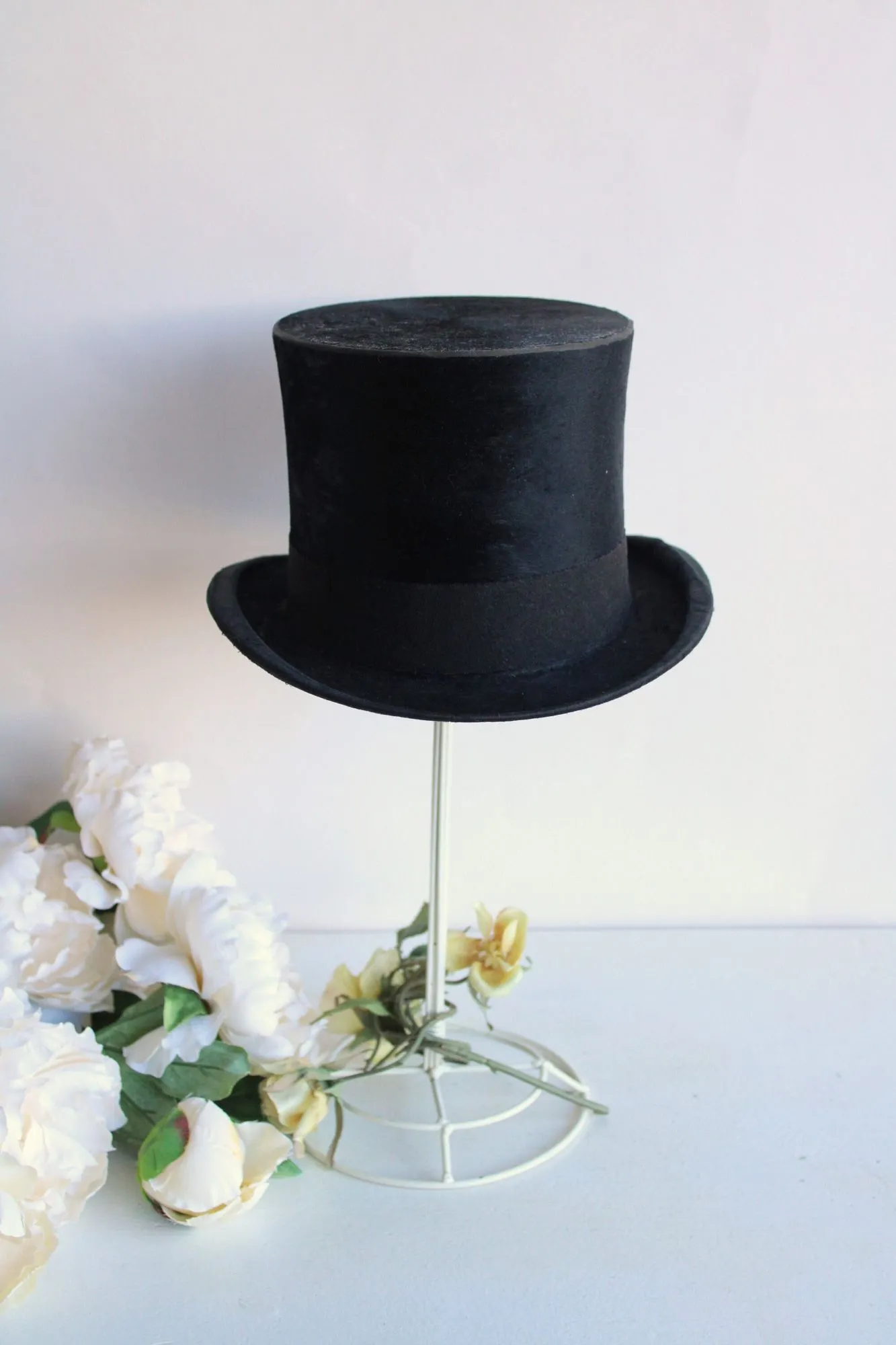 Vintage Antique 1800s Top Hat