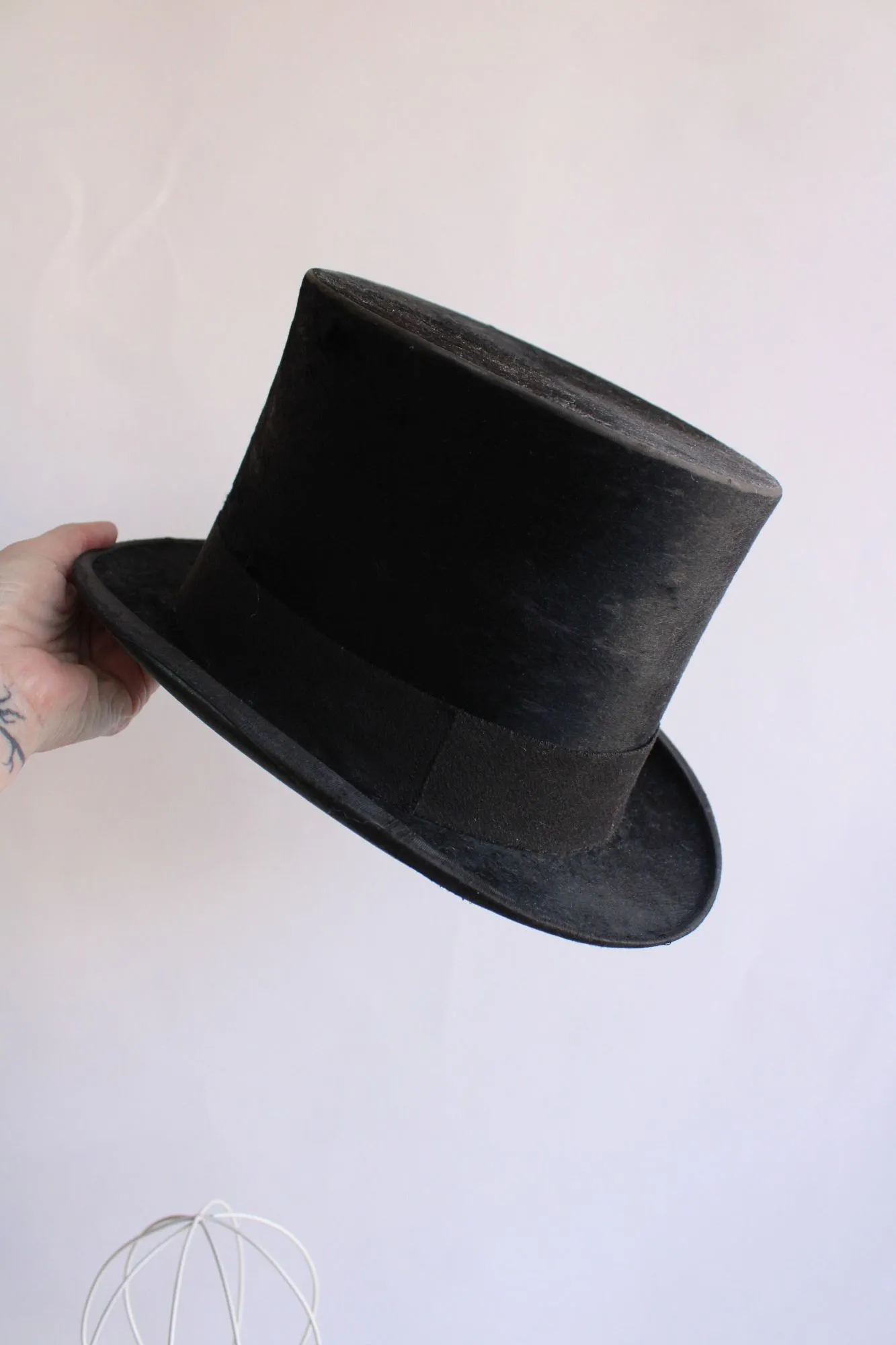 Vintage Antique 1800s Top Hat