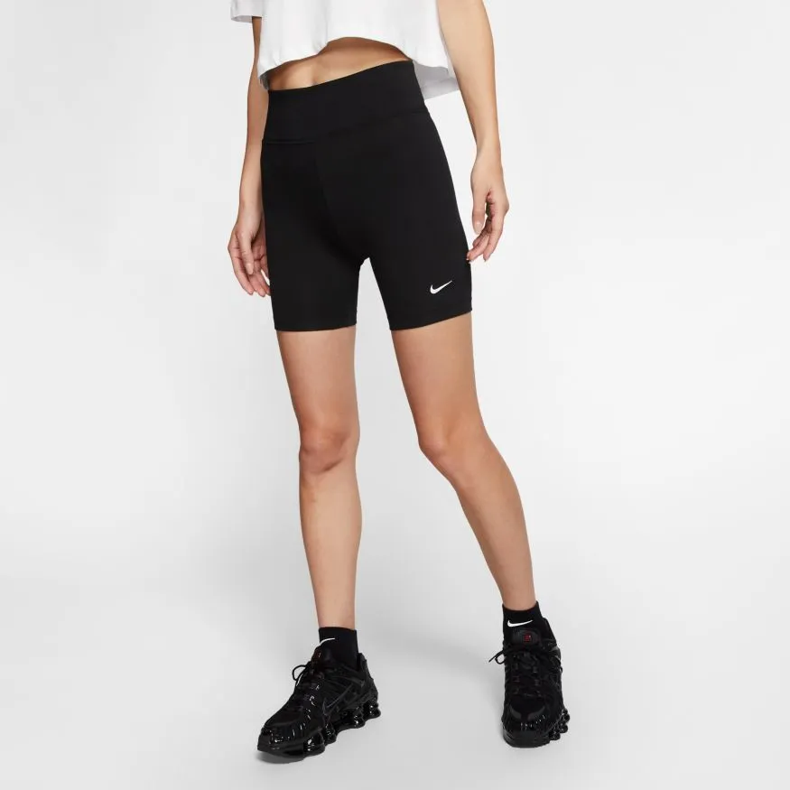 W LEG A SEE BIKE SHORTS "BLACK"