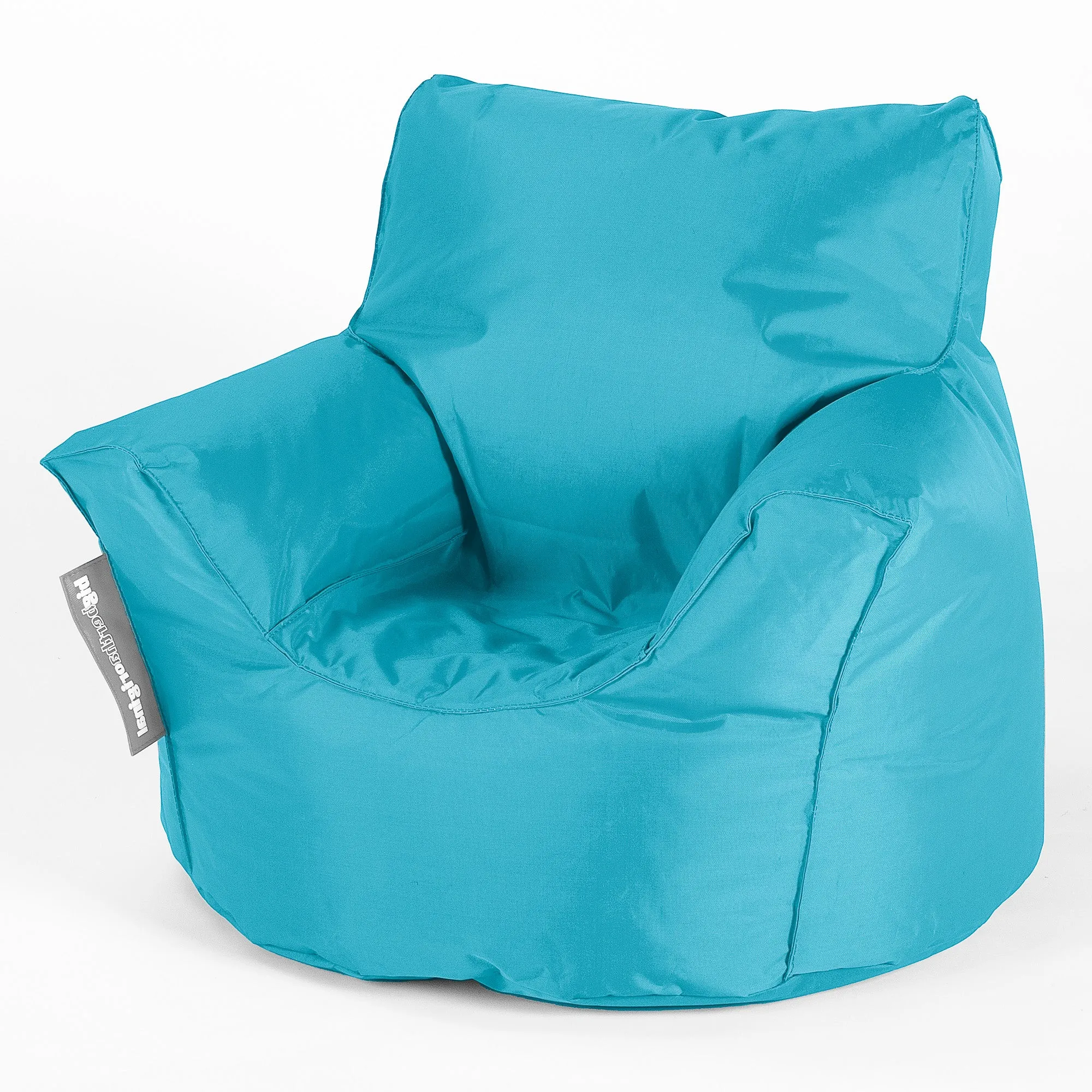 Wipe Clean Kids Armchair Bean Bag for Toddlers 1-3 yr - SmartCanvas™ Aqua Blue