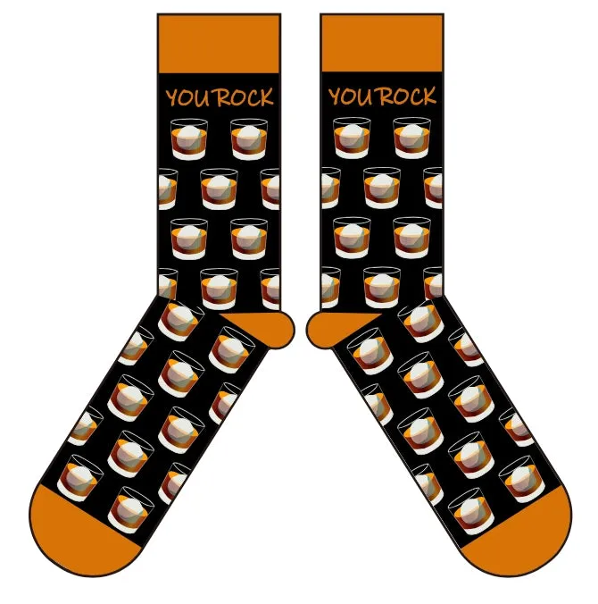 You Rock Bourbon Socks